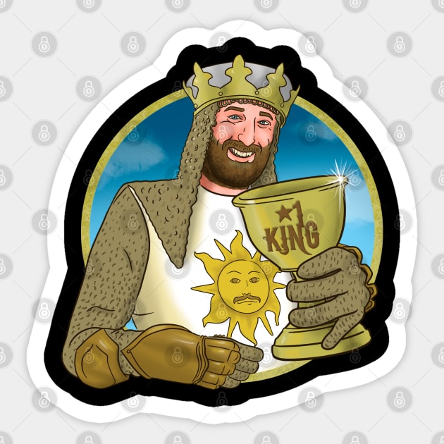 King Number 1 Sticker by MarianoSan